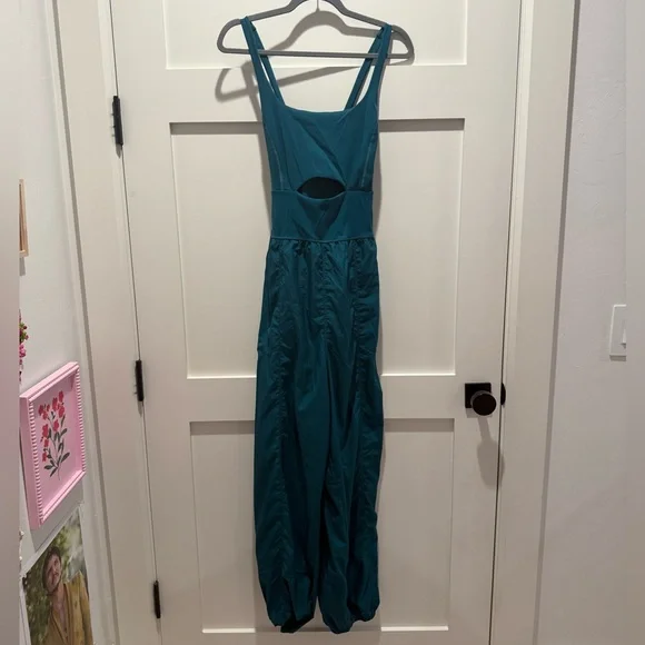 FP Movement Teal Athletic Jumpsuit Onesie - Picture 1 of 7